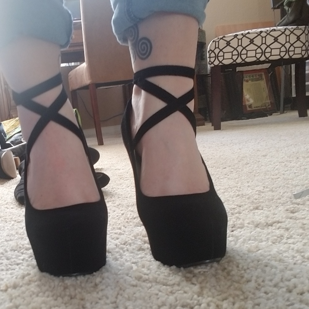 Ballet Wrap High Heels